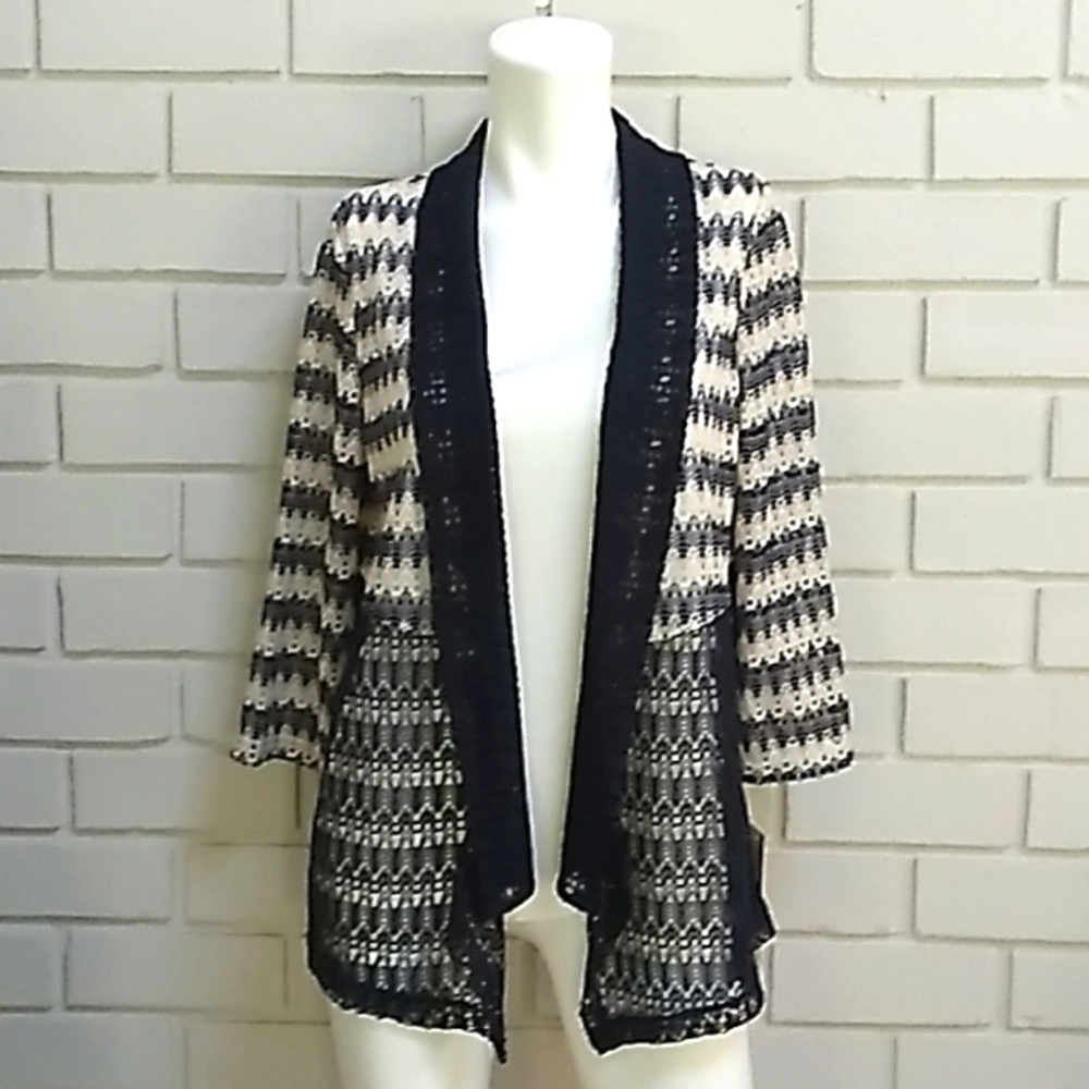 Alfred Dunner Business Casual Lace Jacket W/Ivory Tank. Size Small NWT